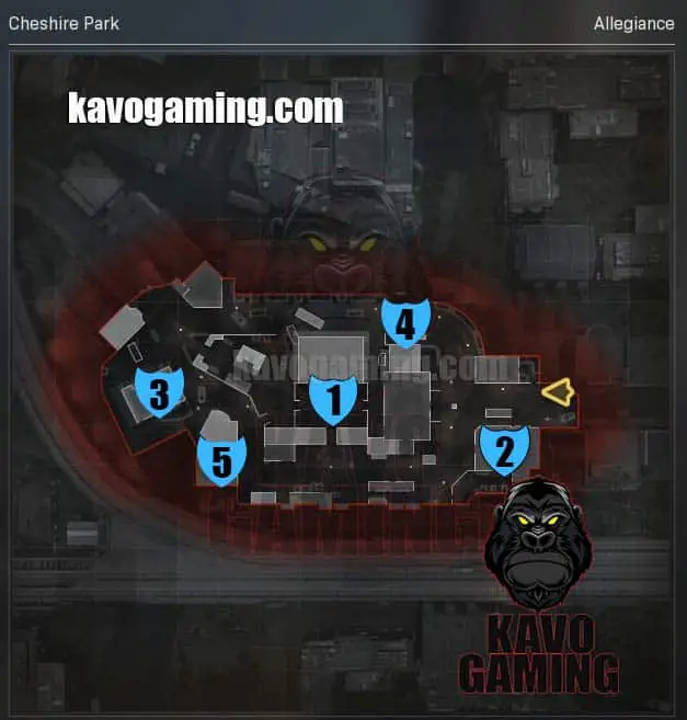 Chesire Park Hardpoint Locations and Rotations 