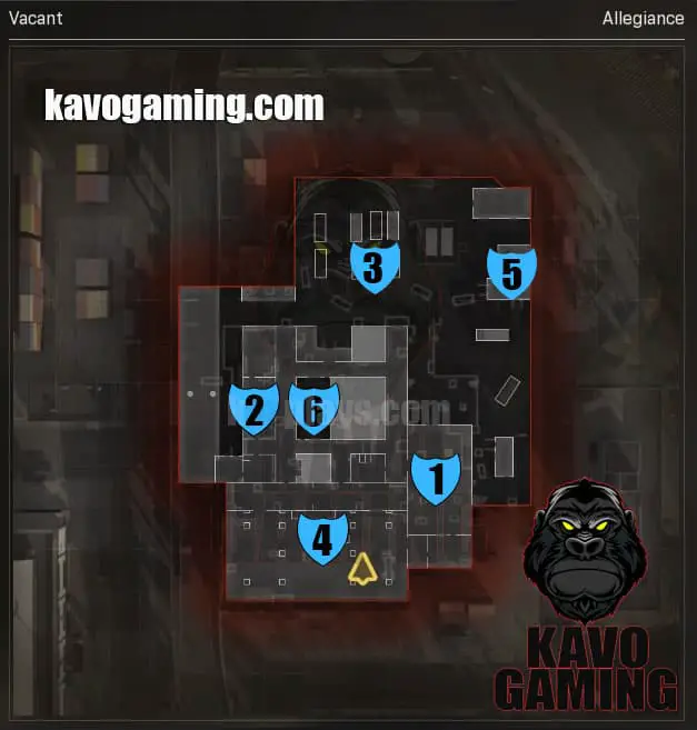 Vacant Hardpoint Locations and Rotations